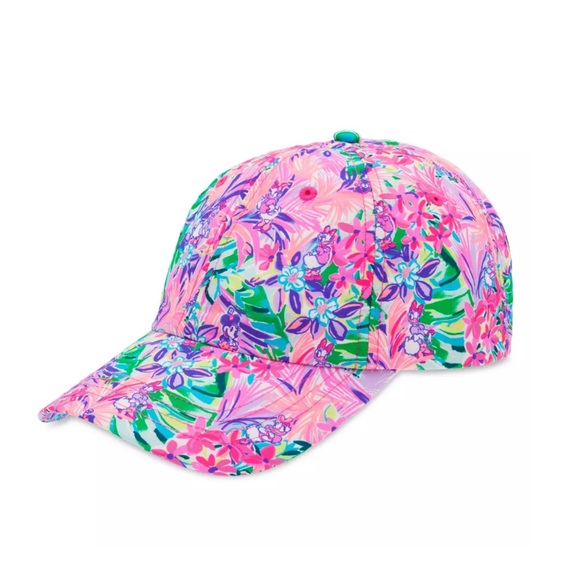 Disney Parks x Lilly Pulitzer Minnie Mouse and Daisy Duck Baseball Cap - Picture 4 of 5